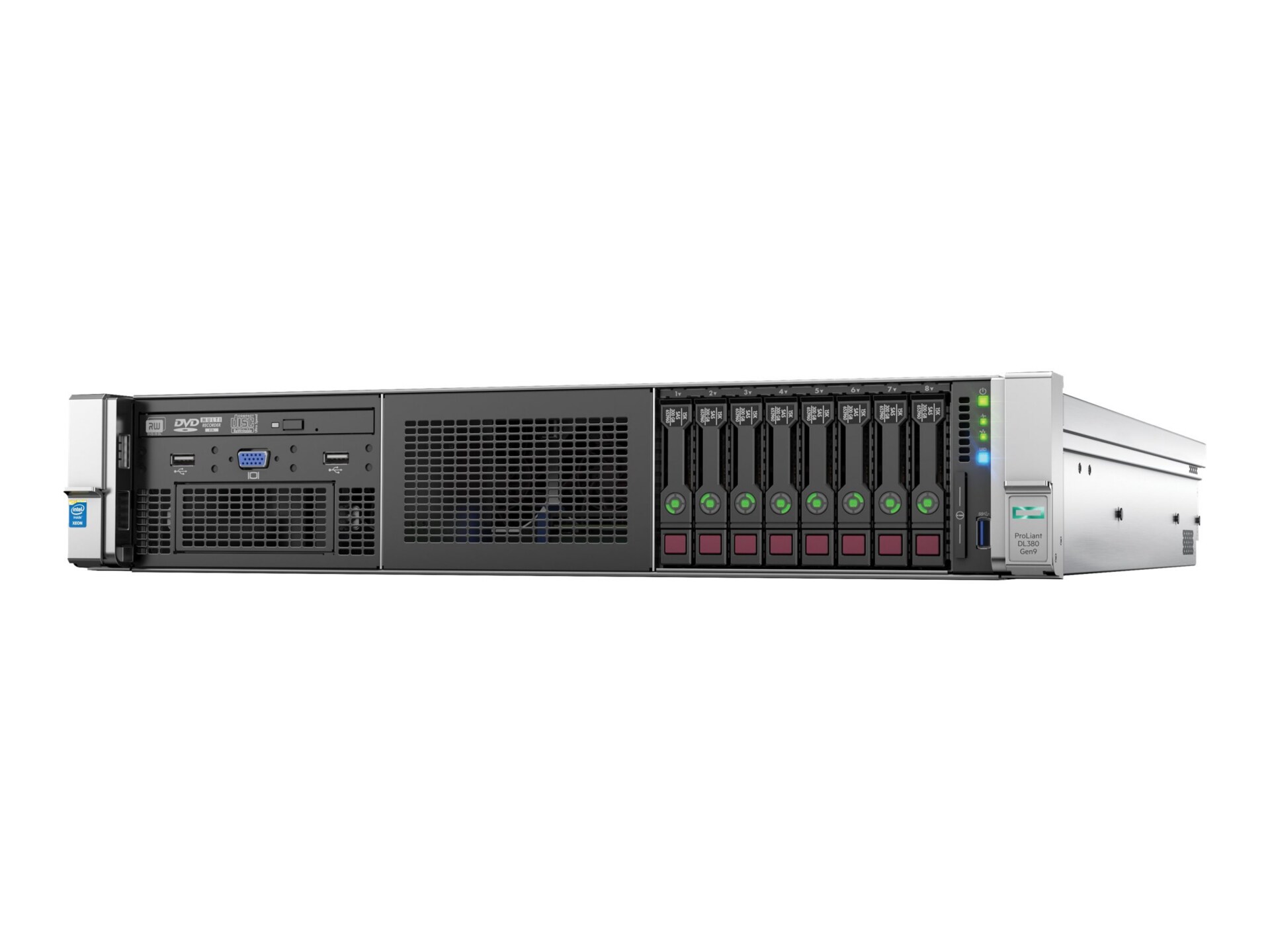 HPE ProLiant DL380 Gen9 - rack-mountable - Xeon E5-2609V4 1.7 GHz - 8 GB
