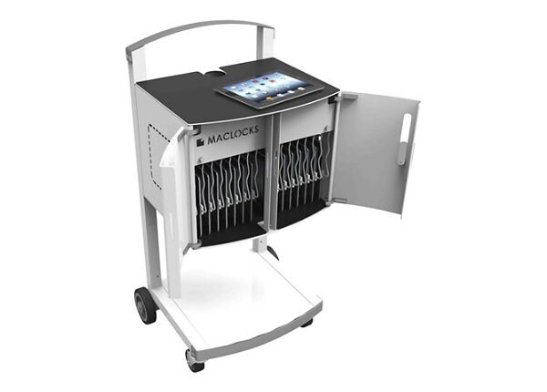 Compulocks Uno - Tablet Locking Charging Cart , Mobile Secure Charge Cabinet- 16 Units - cart