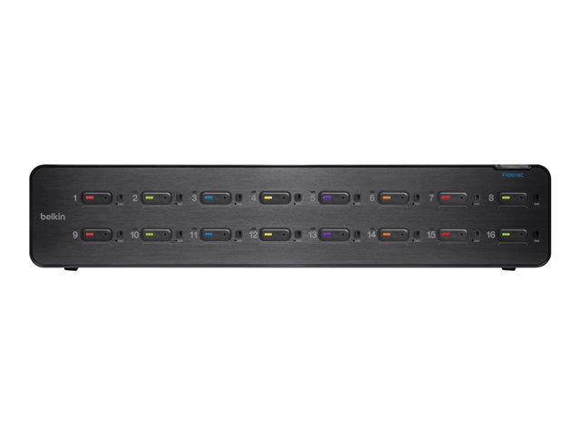 Belkin Advanced Secure DVI-I KVM Switch - KVM / audio switch - 16 ports