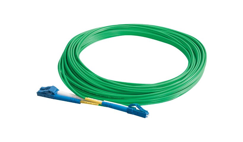 C2G 5m LC-LC 9/125 Duplex Single Mode OS2 Fiber Cable - Green - 16ft - patc