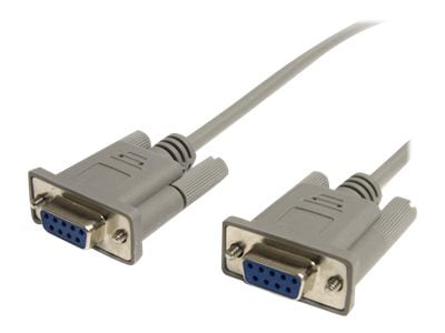 StarTech.com Cross Wired DB9 Serial Null Modem Cable - F/F - Serial/Null Mo