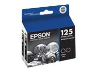 Epson 125 - 2-pack - black - original - ink cartridge