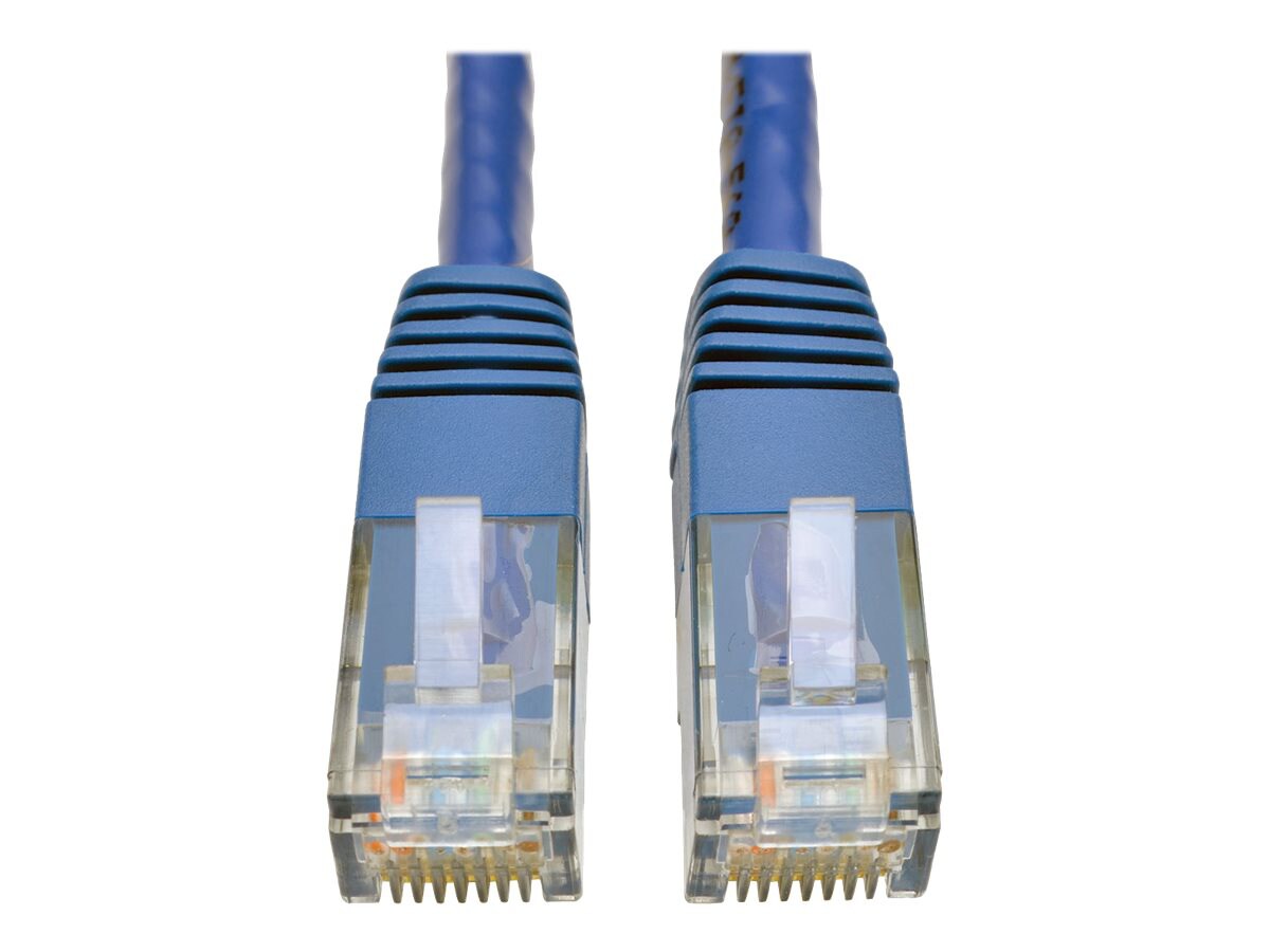 Eaton Tripp Lite Series Cat6 Gigabit Molded (UTP) Ethernet Cable (RJ45 M/M), PoE, Blue, 5 ft. (1.52 m) - patch cable -