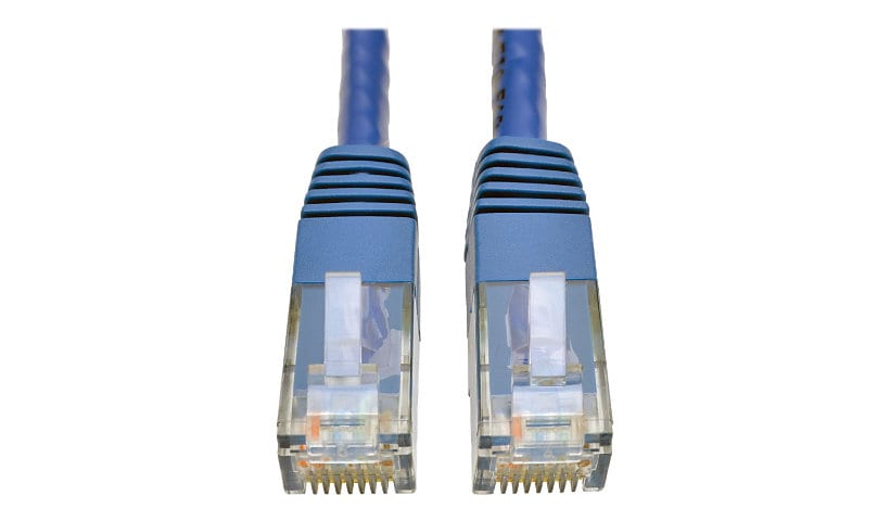 Eaton Tripp Lite Series Cat6 Gigabit Molded (UTP) Ethernet Cable (RJ45 M/M), PoE, Blue, 5 ft. (1,52 m) - patch cable -