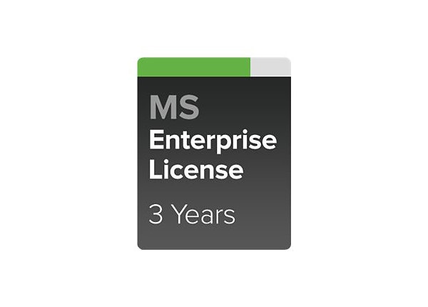 Meraki MS410-32 Enterprise License and Support， 3 Years