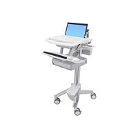 Ergotron StyleView Laptop Cart, 2 Drawers cart - open architecture - for no
