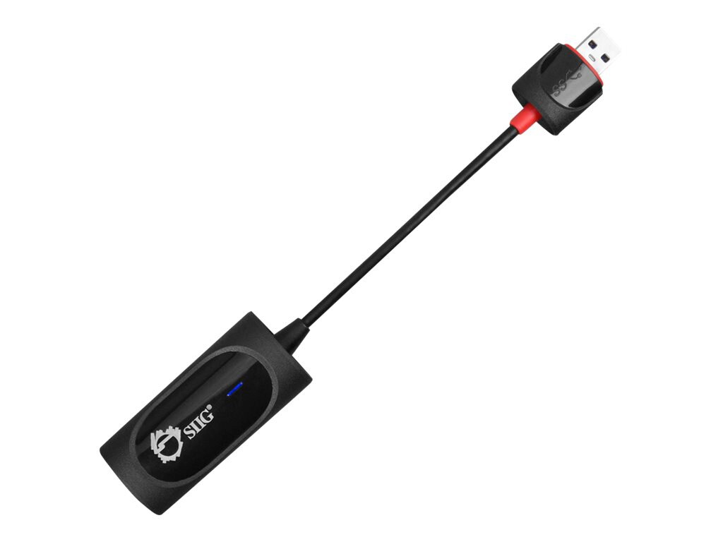 SIIG SuperSpeed USB 3.0 Gigabit LAN Adapter - network adapter - USB 3.0 - G