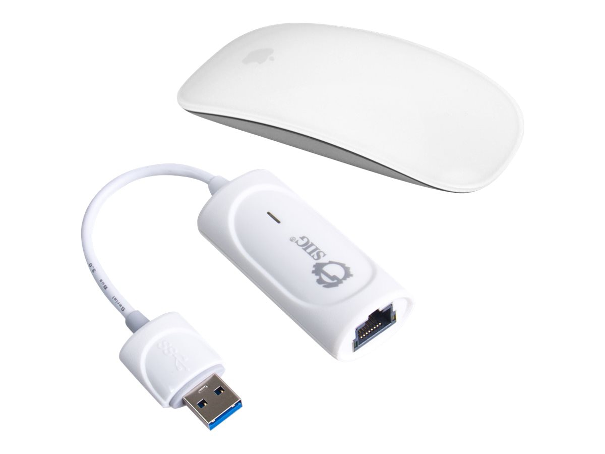SIIG SuperSpeed USB 3.0 Gigabit LAN - network adapter - USB 3.0