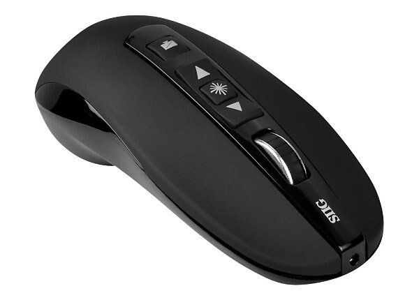SIIG JK-US0J12-S1 - mouse - 2.4 GHz - black