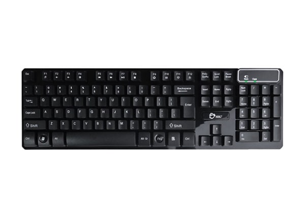 SIIG Wireless Dura-Duo Keyboard & Mouse Combo - keyboard and mouse set - black