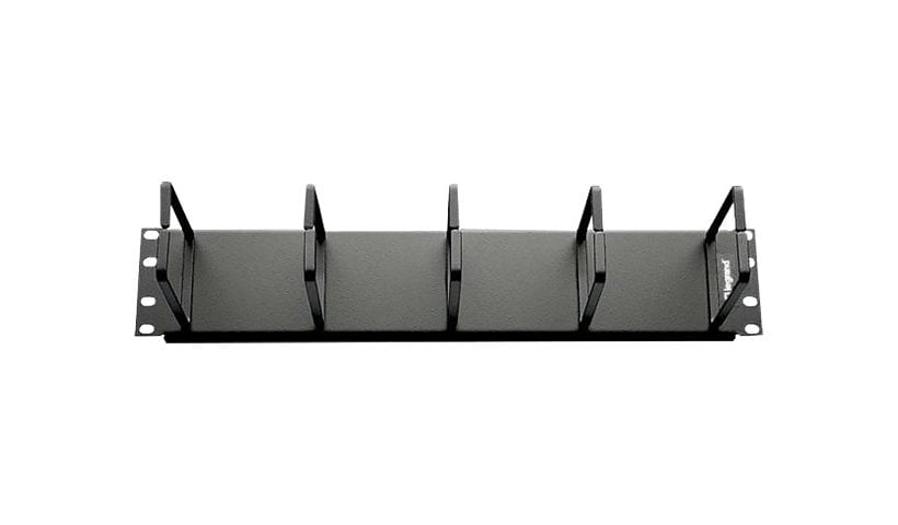 C2G 2U Horizontal Cable Management Panel with 5 D-Rings cable management pa