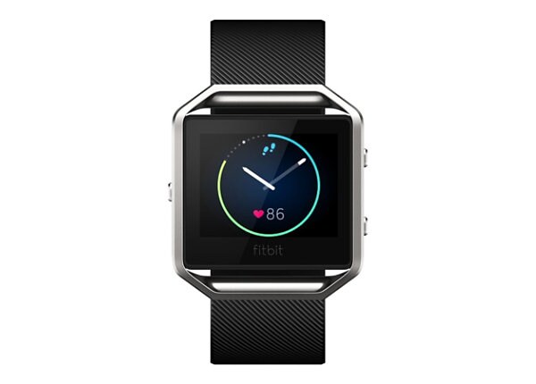 Fitbit Blaze smart watch with band - black