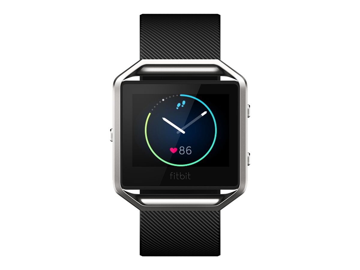 Fitbit Blaze smart watch with band - black