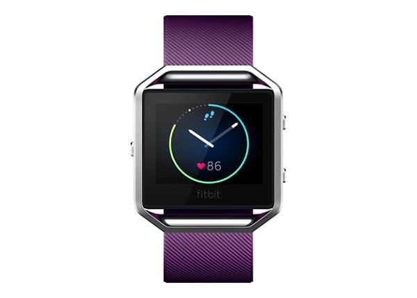 Fitbit Blaze smart watch with band - plum