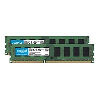 Crucial - DDR3L - 16 GB: 2 x 8 GB - DIMM 240-pin - unbuffered