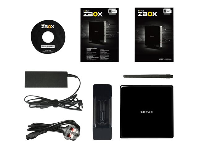 ZOTAC ZBOX B Series BI323 - mini PC - Celeron N3150 1.6 GHz - 0 MB - 0 GB