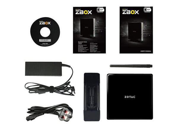 ZOTAC ZBOX B Series BI323 - mini PC - Celeron N3150 1.6 GHz - 0 MB - 0 GB