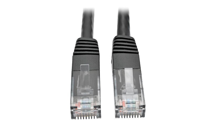 Eaton Tripp Lite Series Cat6 Gigabit Molded (UTP) Ethernet Cable (RJ45 M/M), PoE, Black, 6 ft. (1,83 m) - patch cable -