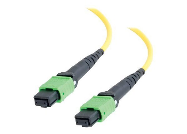 C2G 50m MTP 9/125 OS1 Single-Mode PVC Fiber Optic Cable - Yellow - network cable - 164 ft - yellow