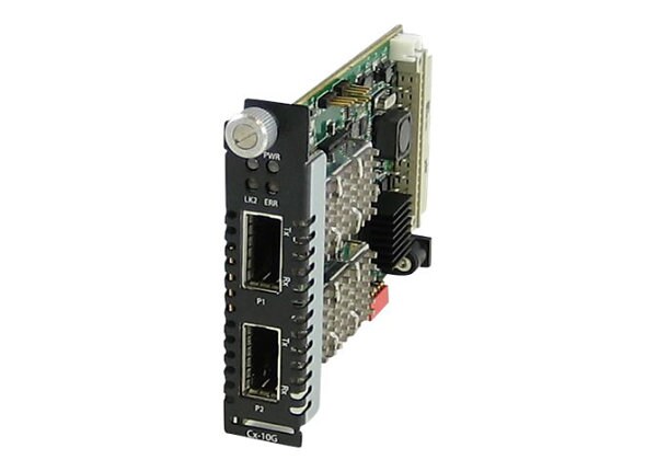 Perle CM-10G-XTX - media converter - 10 Gigabit Ethernet