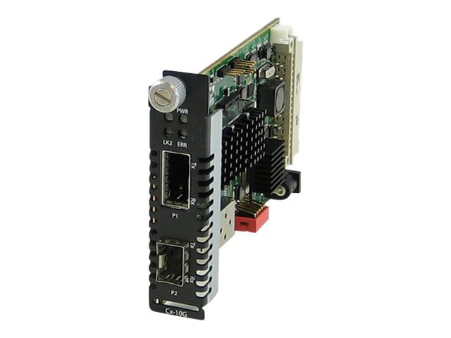 Perle CM-10G-XTS - media converter - 10 Gigabit Ethernet