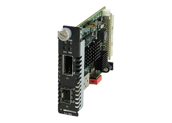Perle CM-10G-XTS - media converter - 10 Gigabit Ethernet