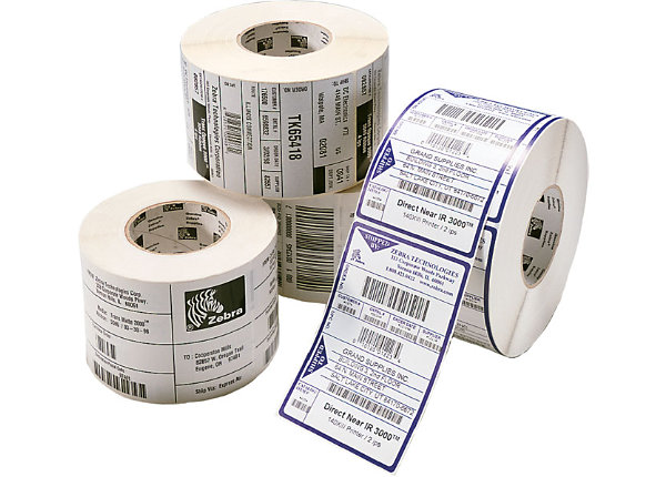 Zebra PolyPro 3000T - labels - matte - 1110 label(s) - 1 in x 2 in Zebra PolyPro 3000T - labels - matte - 1110 label(s) - 1 in x 2 in