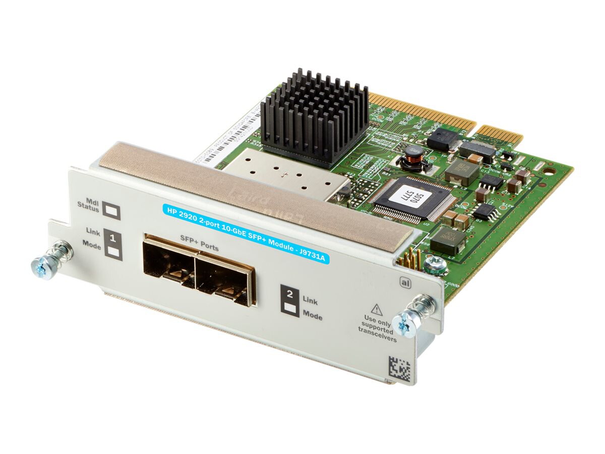HPE - expansion module - 10 Gigabit SFP+ x 2 - Smart Buy