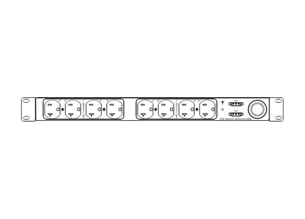 Eaton ePDU TPC115-10D/LT - power distribution unit - 2.88 kW