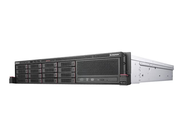 Lenovo ThinkServer RD450 - rack-mountable - Xeon E5-2620V4 2.1 GHz - 16 GB - 0 GB