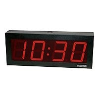Valcom VIP-D425ADS - clock - rectangular - electronic - wall mountable - 11