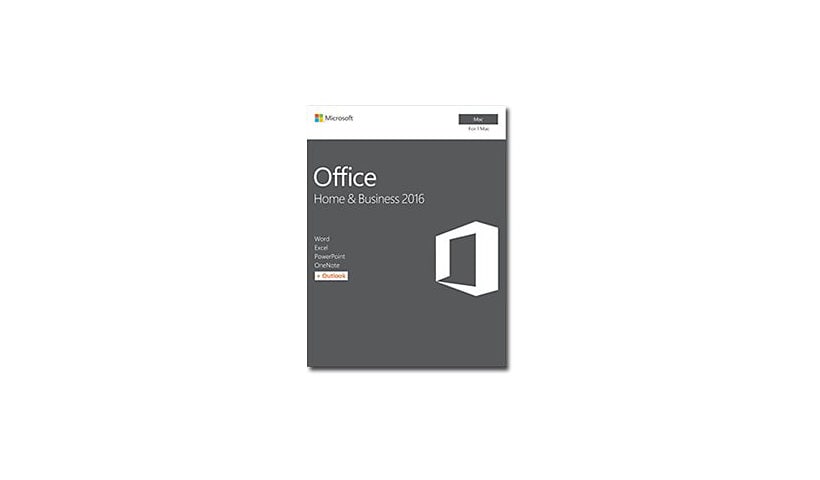 Microsoft Office for Mac Home and Business 2016 - box pack - 1 Mac