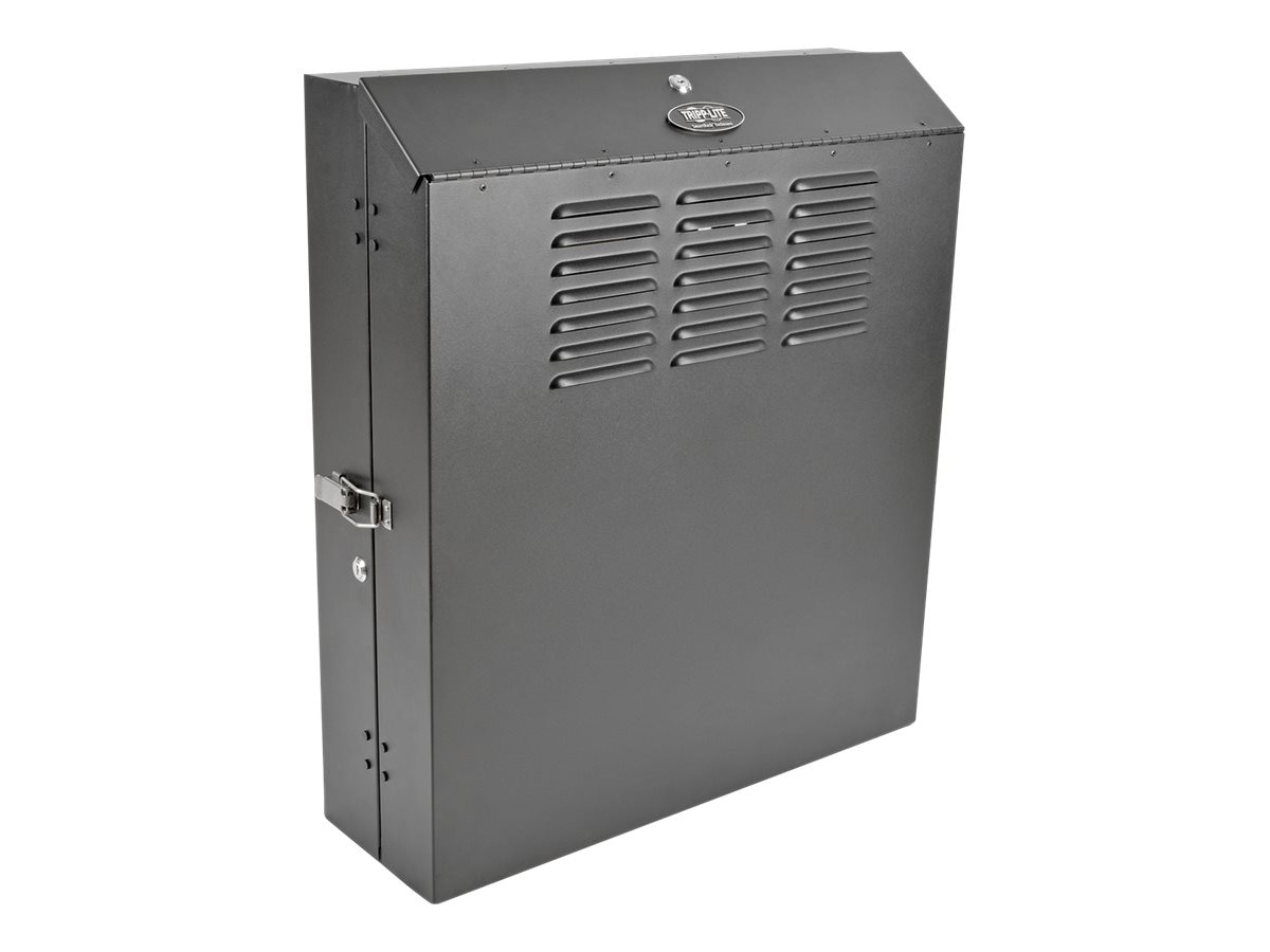 Tripp Lite 6U Wall Mount Low Profile Secure Rack Enclosure Cabinet Vertical - rack - 6U