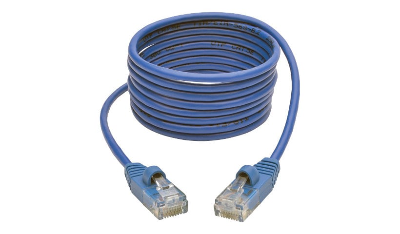 Eaton Tripp Lite Series Cat5e 350 MHz Snagless Molded Slim (UTP) Ethernet Cable (RJ45 M/M) - Blue, 6 ft. (1.83 m) -