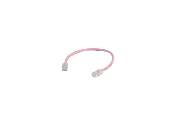 C2G 6in Cat6 Non-Booted Unshielded (UTP) Ethernet Network Patch Cable - Pink - patch cable - 15.2 cm - pink