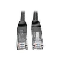 Eaton Tripp Lite Series Cat6 Gigabit Molded (UTP) Ethernet Cable (RJ45 M/M), PoE, Black, 7 ft. (2,13 m) - patch cable -