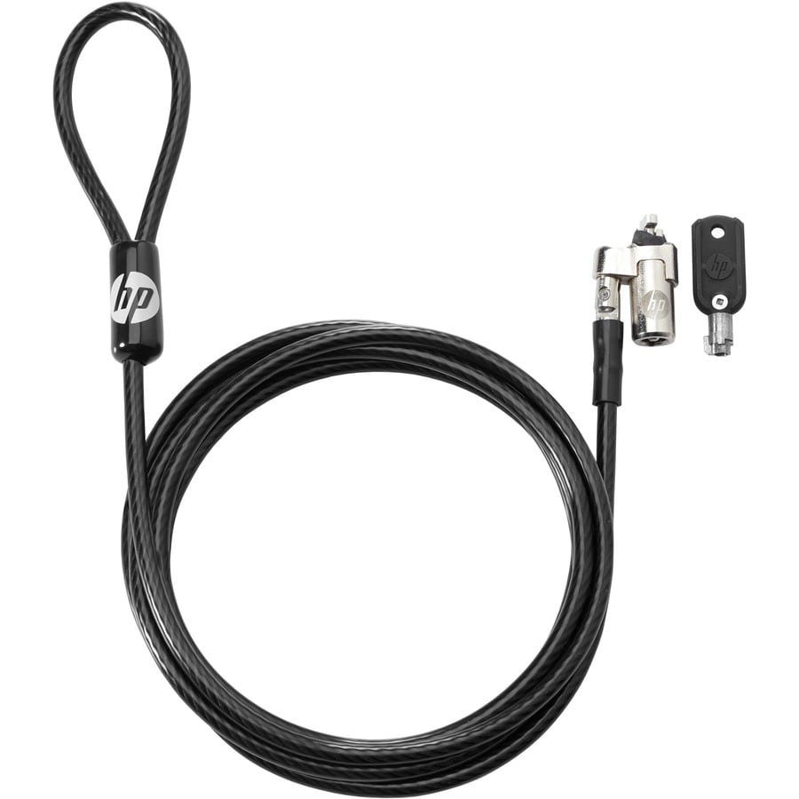 HP Keyed Cable Lock 10 mm - T1A62UT - Security Locks - CDW.com