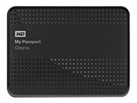 WD My Passport Cinema WDBZKS0010BBK - hard drive - 1 TB - USB 3.0