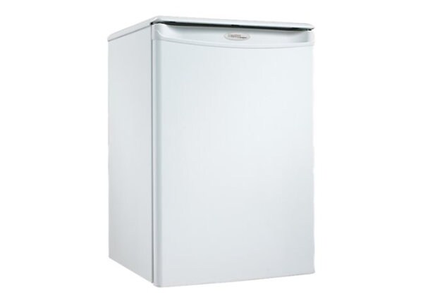 Danby Designer DAR026A1WDD - refrigerator - table top - freestanding - white