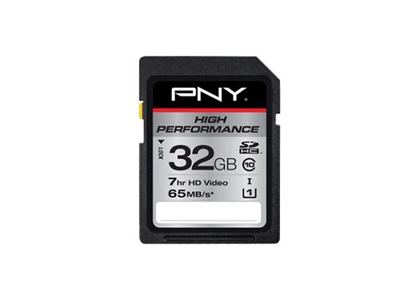 PNY High Performance - flash memory card - 32 GB - SDHC UHS-I