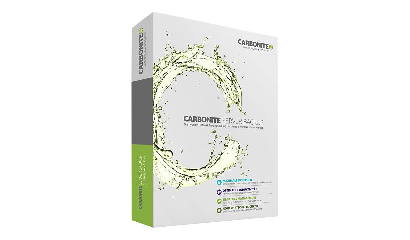 Carbonite Server Basic Advanced Pro Bundle - subscription license (1 year) - 500 GB cloud storage space