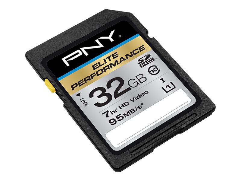 PNY Elite Performance - flash memory card - 32 GB - SDHC UHS-I