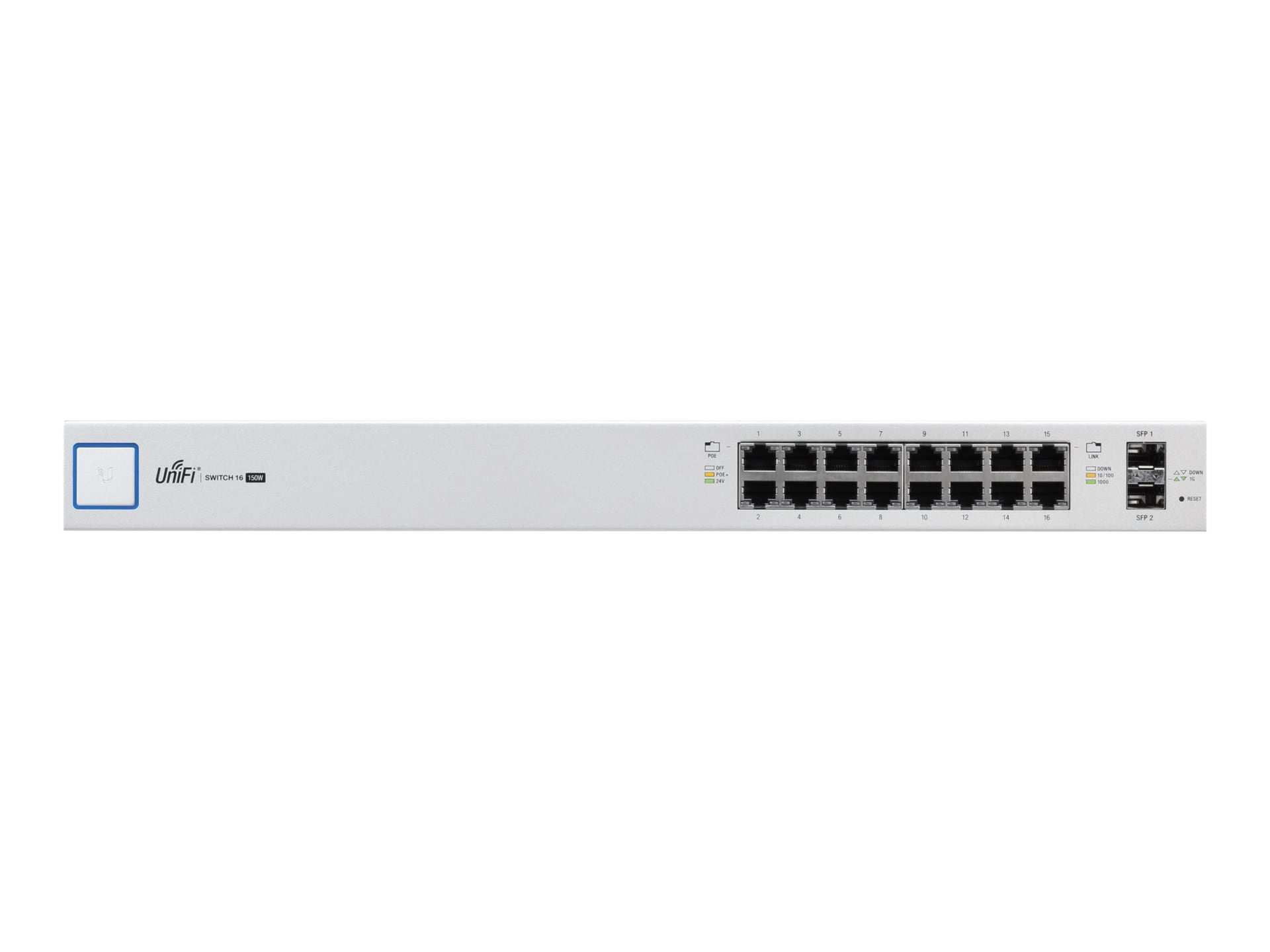 Ubiquiti UniFi Switch US-16-150W - switch - 16 ports - managed -  rack-mountable