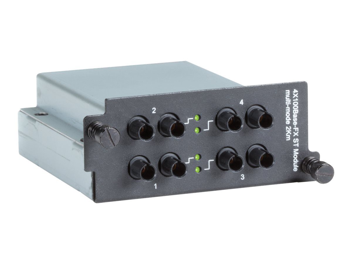 Black Box LE2700 Series Hardened Managed Modular Switch Module - switch - 4 ports - managed - plug-in module - TAA