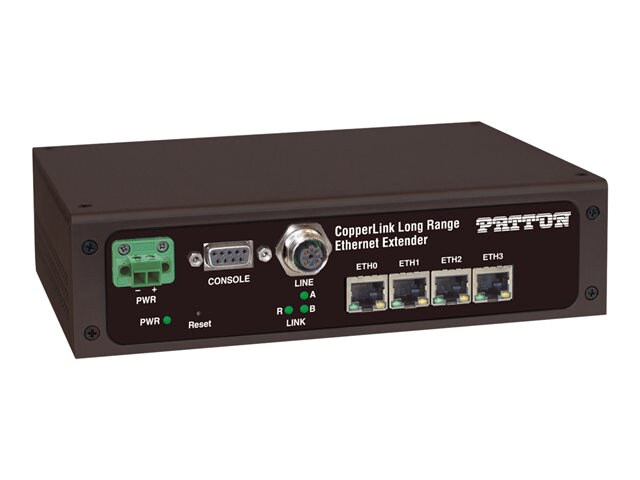 Patton CopperLink CL2301E/CC/4ETH/DC - network extender - Ethernet, Fast Ethernet