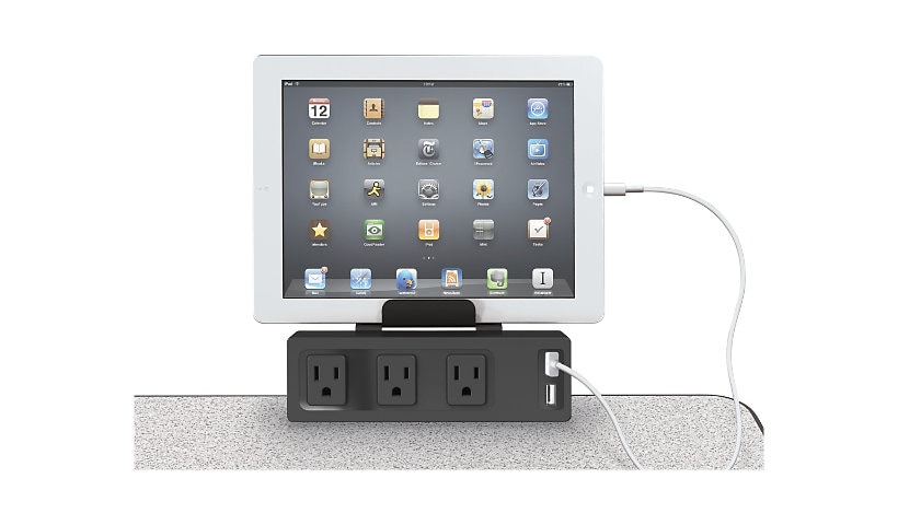 MooreCo Clamp Mount Outlet & USB Charger - power strip