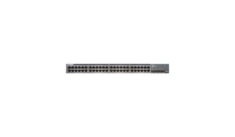Juniper Networks EX Series EX3400-48P - switch - 48 ports - managed - rack-mountable