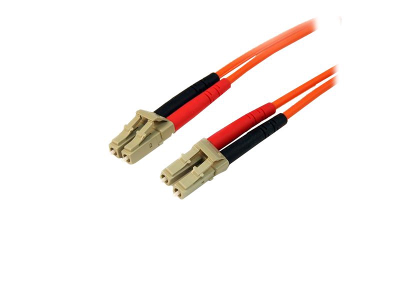 StarTech.com 15m Fiber Optic Cable - Multimode Duplex 50/125 - LSZH Fiber Jumper Cord - LC/LC