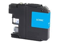 CIG Premium Replacement - Super High Yield - cyan - ink cartridge (equivalent to: Brother LC105C)