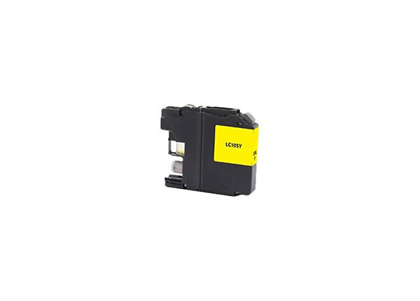 CIG - Super High Yield - yellow - remanufactured - ink cartridge (equivalent to: Brother LC105Y)